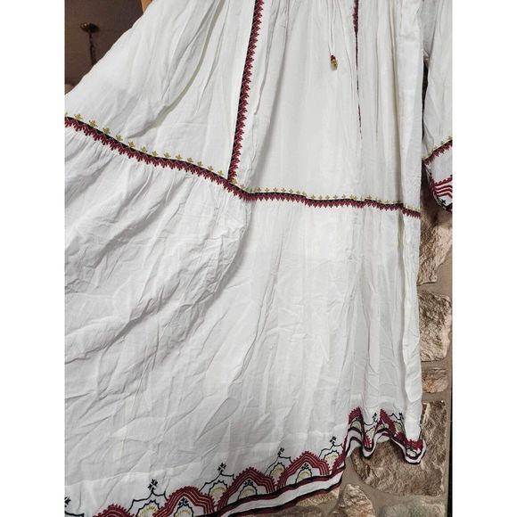 Free People Sweet Escape Embroidered Midi Dress Size S. B23 - Picture 8 of 10